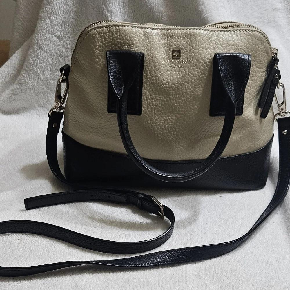 Kate Spade Southport Avenue Jenny Shoulder / Crossbody Bag Pebbled Leather EUC
